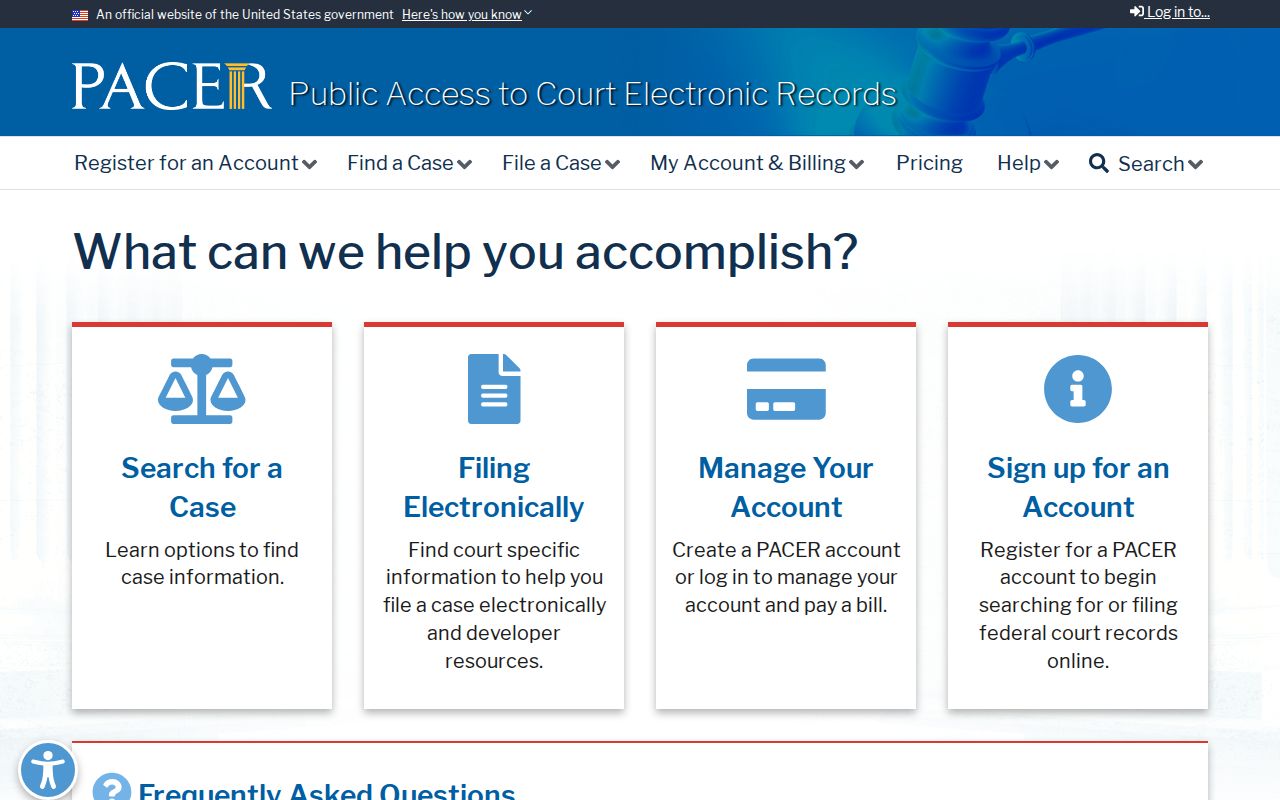 Oswego County criminal court records PACER federal search