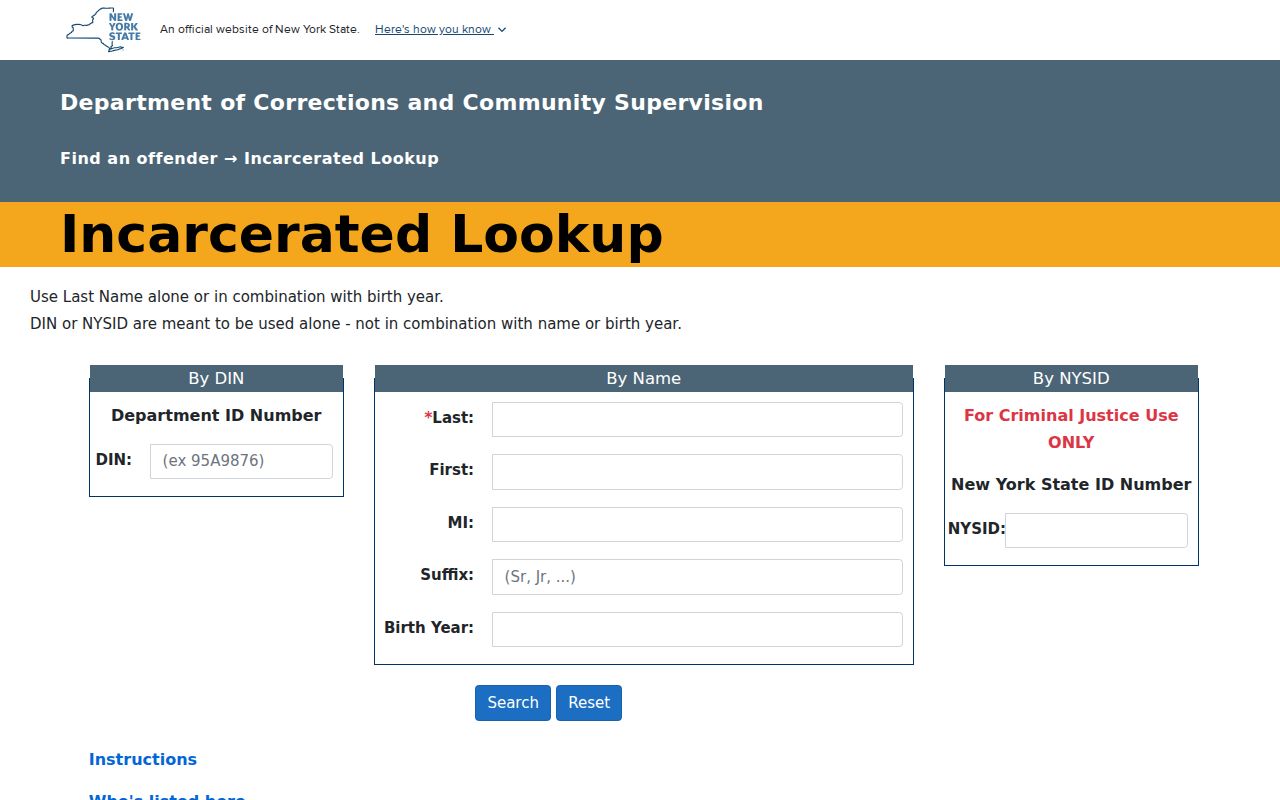 Oswego County arrest history DOCCS incarcerated lookup